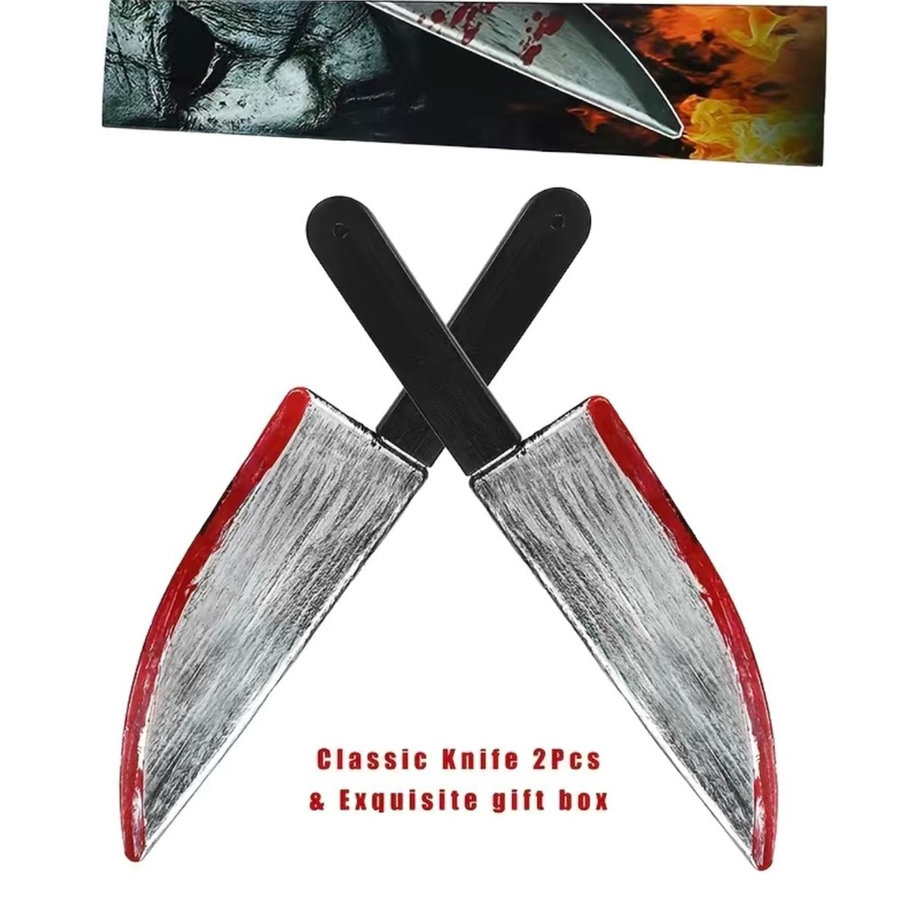 2 Piece Michael Myers Bloody Knife and Gift Box Set
